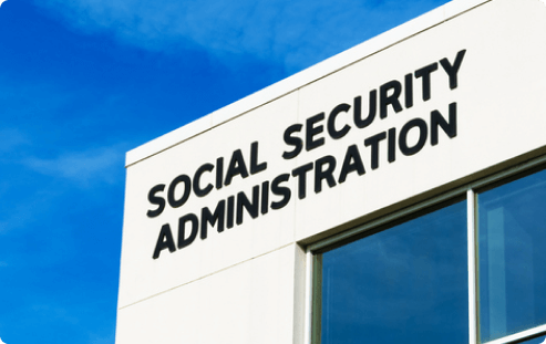 Social Security Administration field office building in San Jose, California.