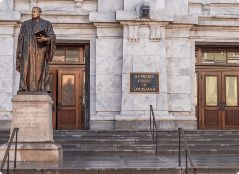 Louisiana Supreme Court building in New Orleans.