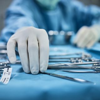 Surgeon in operating room