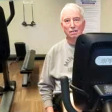 Kevin Hession working out at the gym.