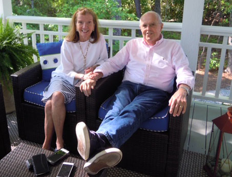 Mesothelioma survivor Susan Dickman and her husband