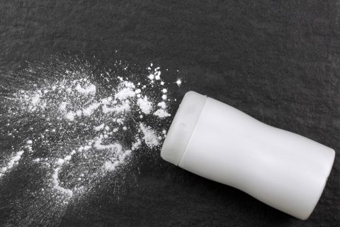 Talcum powder bottle