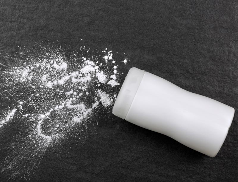 Talcum powder bottle