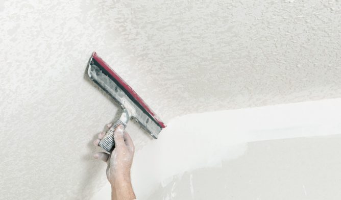 Textured ceiling removal