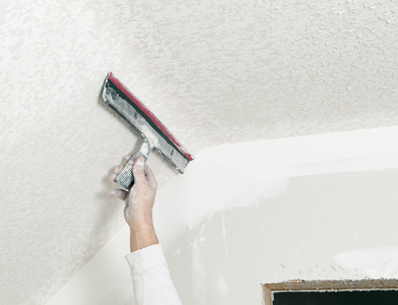Textured ceiling removal