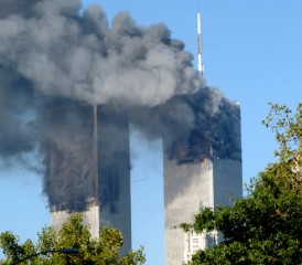 Twin Towers During 9-11 Attack
