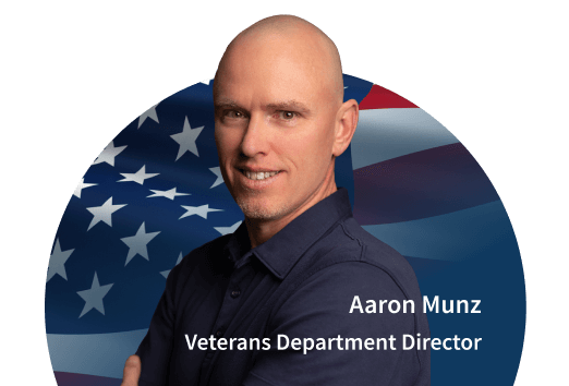 Aaron Munz, Veterans Department Director
