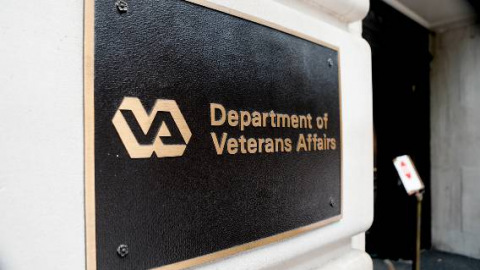 Department of Veterans Affairs plaque on building