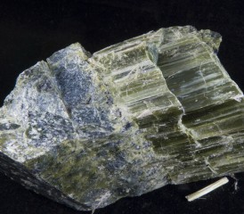Sample of vermiculite asbestos mineral
