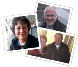Several images of mesothelioma survivors