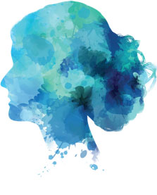 Woman silhouette