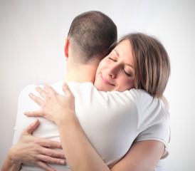 Man & Women Hugging
