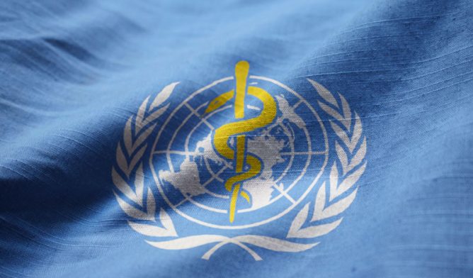 World Health Organization flag