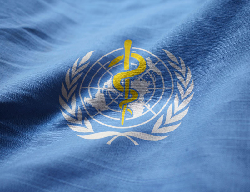 World Health Organization flag