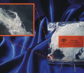 Asbestos carded fiber Asbestos carded fiber