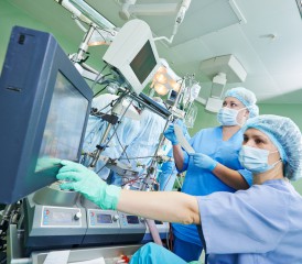 Doctors with medical equipment Doctors with medical equipment