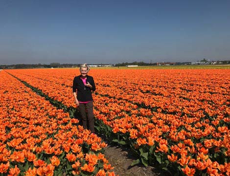 Pleural mesothelioma survivor Hatsie H. in Amsterdam Pleural mesothelioma survivor Hatsie H. in Amsterdam