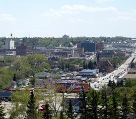 View of Minot, North Dakota View of Minot, North Dakota