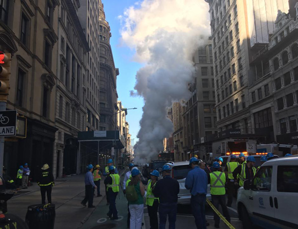 NYC steam pipe burst NYC steam pipe burst