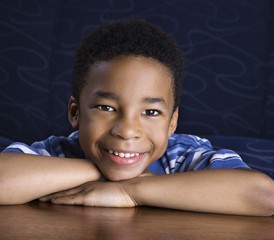 Little boy smiling