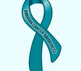 Ovarian cancer awareness ribbon Ovarian cancer awareness ribbon