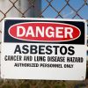Danger Asbestos Warning Sign Danger Asbestos Warning Sign