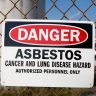 Danger Asbestos Warning Sign