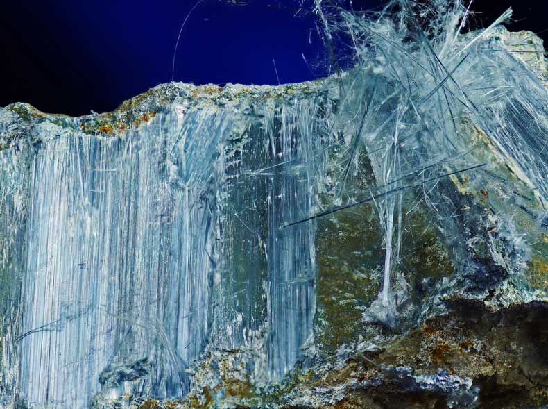 Asbestos sample Asbestos sample