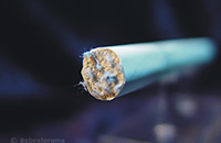 Close-up cigarette filter