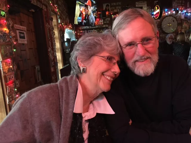 Dave Knapp and his wife Dave Knapp and his wife