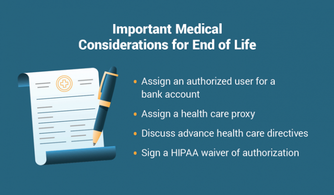 End-of-life medical considerations