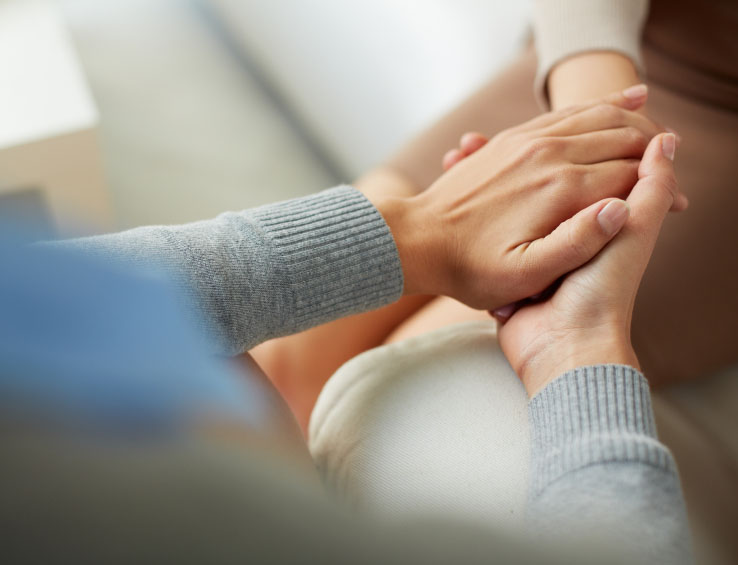 Gentle hands holding Gentle hands holding