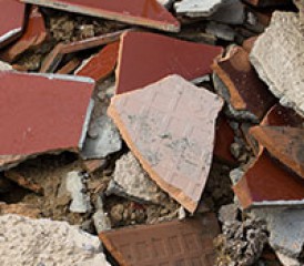 Broken tiles Broken tiles