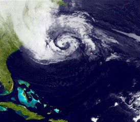 Satellite imagery of Hurricane Sandy Satellite imagery of Hurricane Sandy