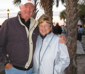 Mesothelioma Survivor Jack Riordan and his wife