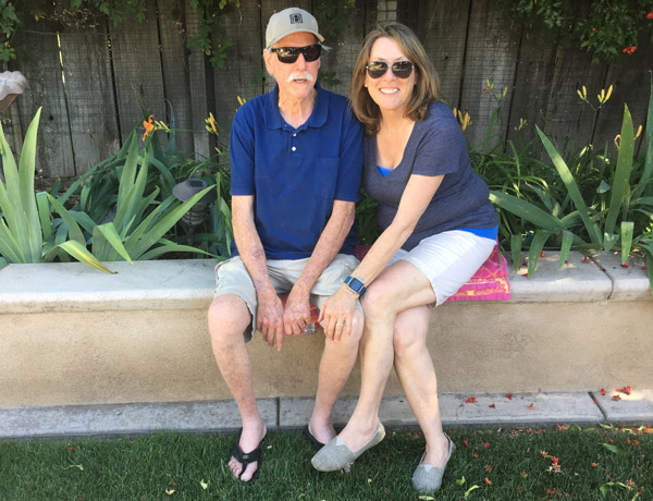 Jim Huff and his wife Jim Huff and his wife