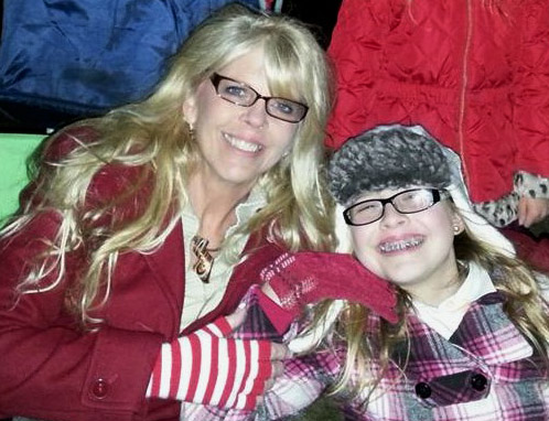 Karen Frantz with her daughter Karen Frantz with her daughter