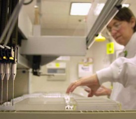 Researcher in a lab Researcher in a lab