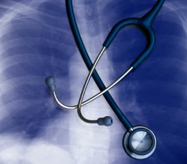 Lung Cancer Xray & Stethoscope Lung Cancer Xray & Stethoscope