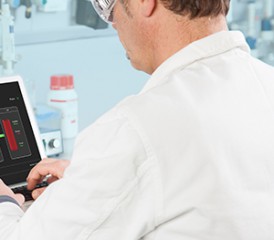Doctor viewing reports Doctor viewing reports