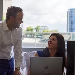 The Mesothelioma Center's Jose Ortiz and Missy Miller