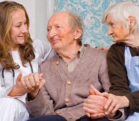 Older patients with a female doctor Older patients with a female doctor