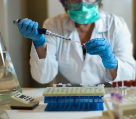 Researcher in a Lab Researcher in a Lab