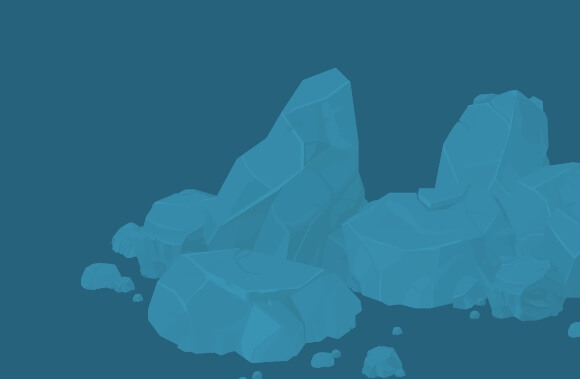 Talc Rock Formation Illustration