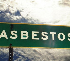 Asbestos sign Asbestos sign