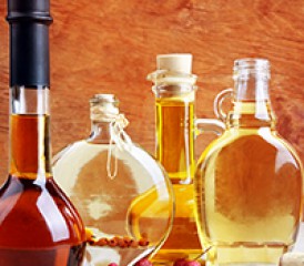 Oil in bottles Oil in bottles