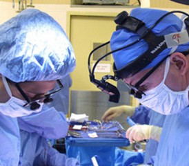 Two Surgeons Operating Two Surgeons Operating
