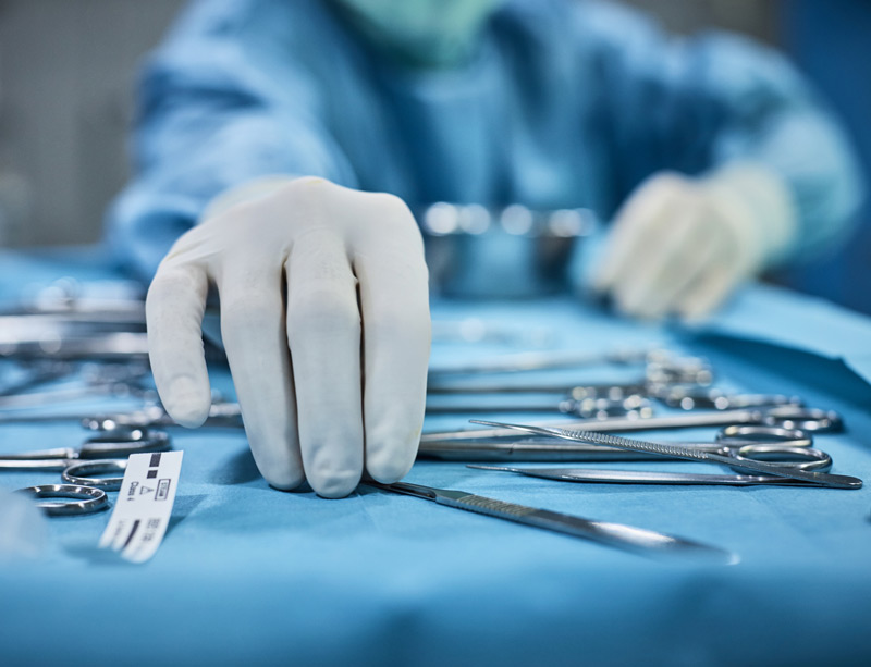 Surgery in operating room Surgery in operating room
