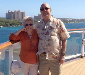 Mesothelioma Survivor Rich D with his wife Aline Mesothelioma Survivor Rich D with his wife Aline