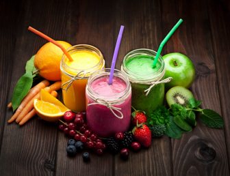 Vegetable and fruit smoothies